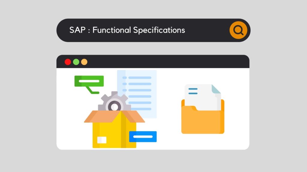 SAP : Functional Specifications