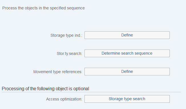 Storage type search : process