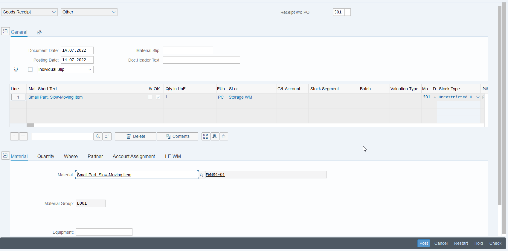 SAP WM storage type search SAP Training and Coaching