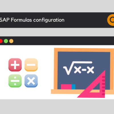 Configuración de fórmulas SAP