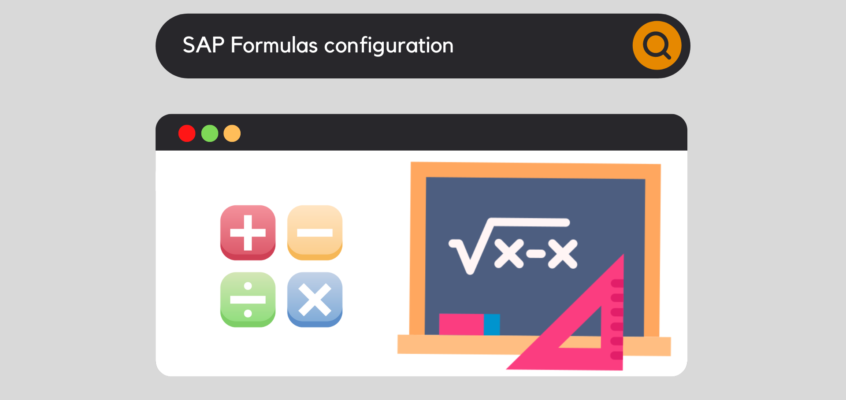 SAP Formulas configuration